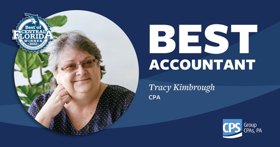 Tracy Kimbrough Wins Best Accountant Award!