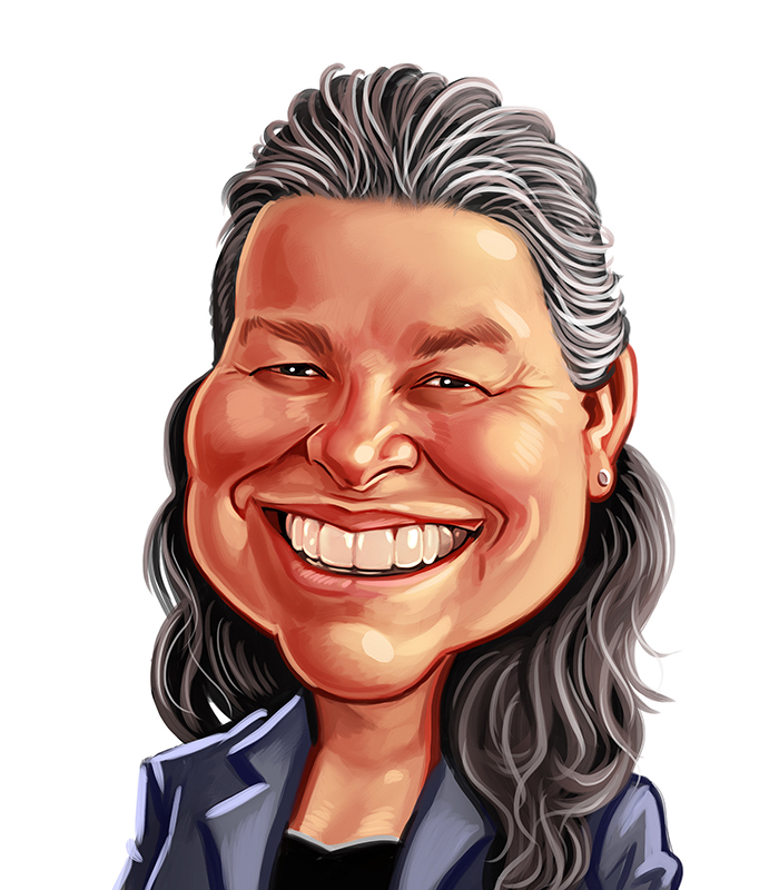 Caricature of Beth English