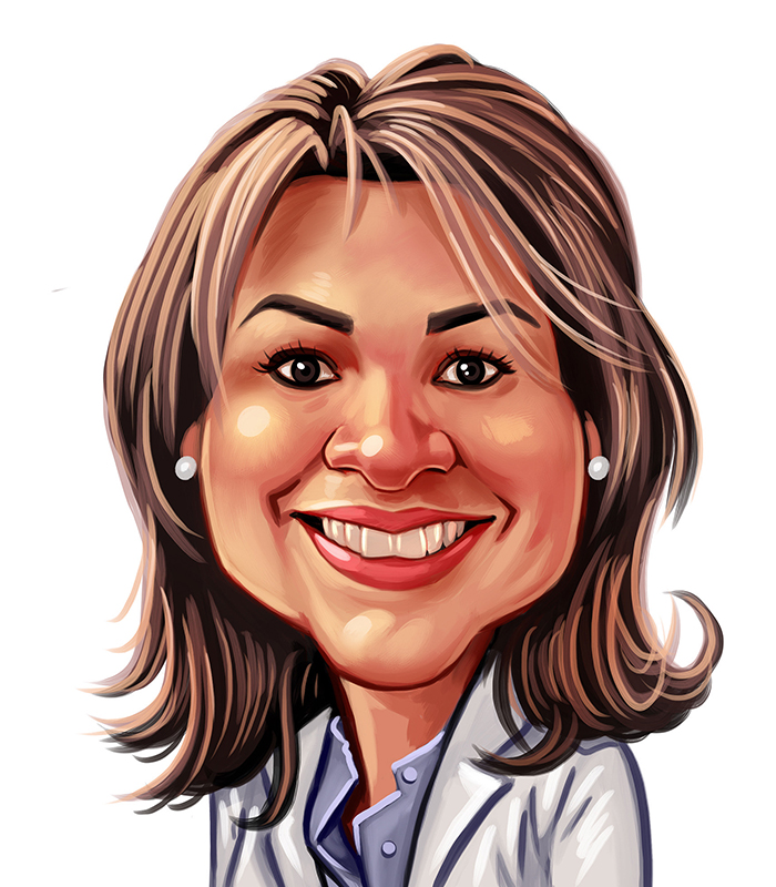 Caricature of Samily Henriquez